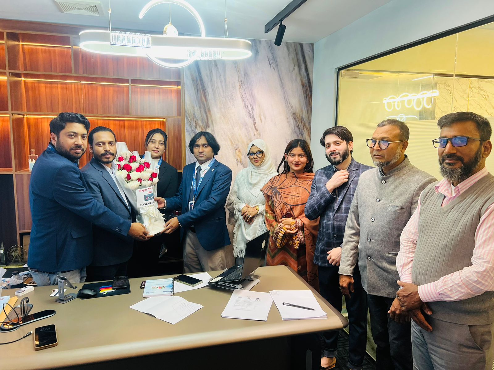 Aline Group Celebrates New Year 2026 with Managing Director